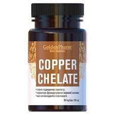 Міді Хелат (Copper Chelate) капс №90 пласт бан дієт добав