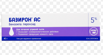 Базирон ас 5% 40г №1 гель 40г №1