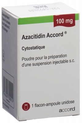 Азацитидин азацитидин-аккорд 25 мг/мл по 100 мг у флак.