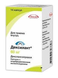 Дексилант капс.с модиф.высвоб.тв.60мг фл.№14